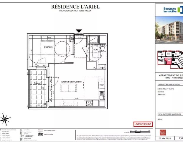 location Appartement T2 DE 45.17m² À TOULON - Photo 1