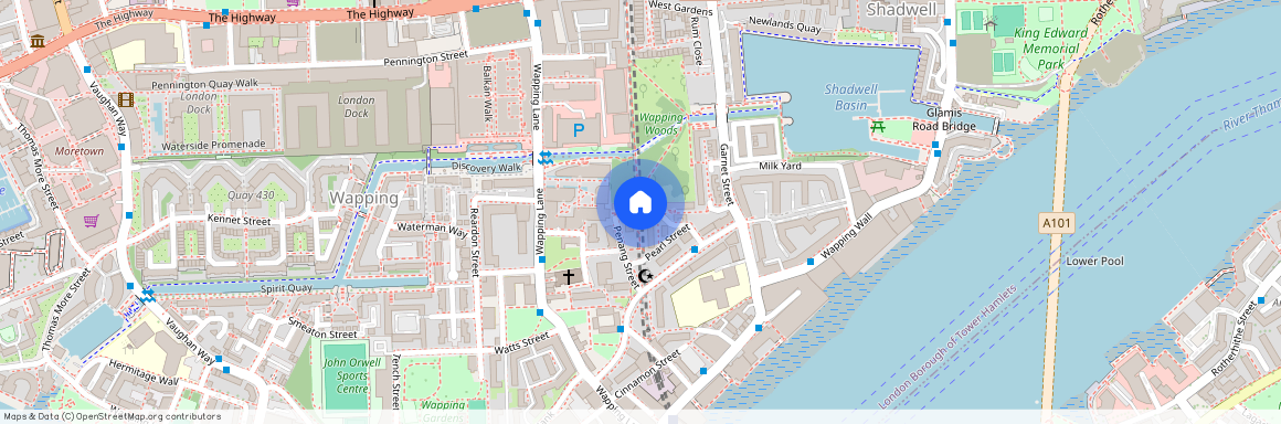 John Rennie Walk, Wapping