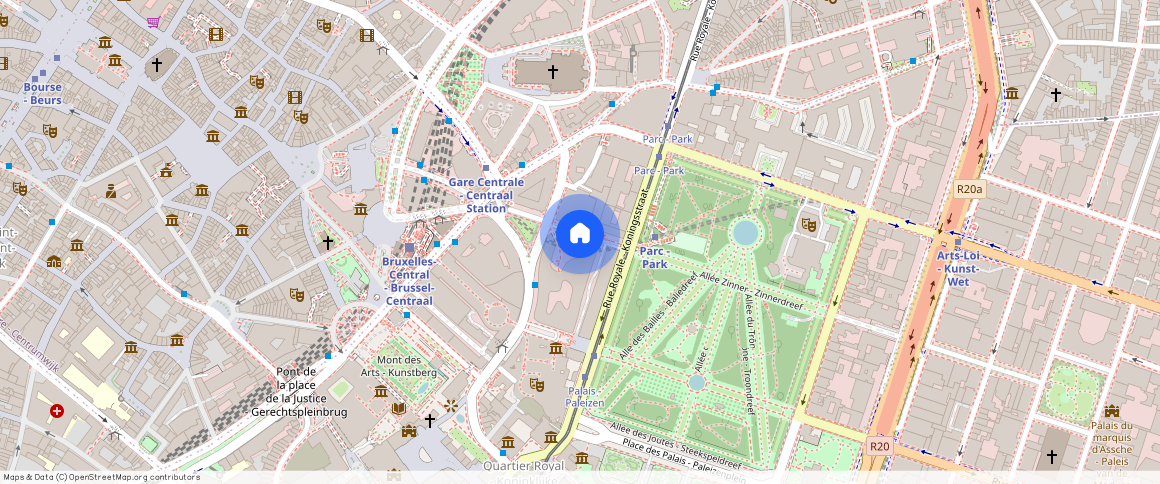 Drève Du Parc - Parkdreef 45 bus 42 - 7.3, 1000 Brussel