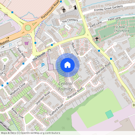Burleigh Road, Frimley, Camberley, Surrey, GU16