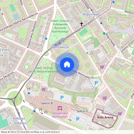 ul. Juliana Ursyna Niemcewicza, Niebuszewo-Bolinko, Śródmieście, Szczecin, zachodniopomorskie