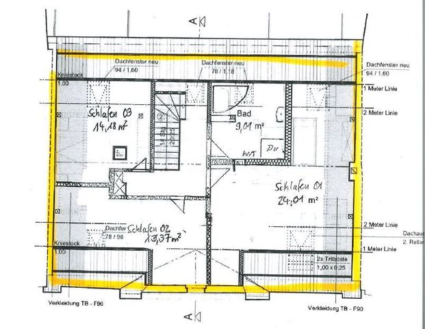 Große 4-Raumwohnung mit Balkon - Foto 1