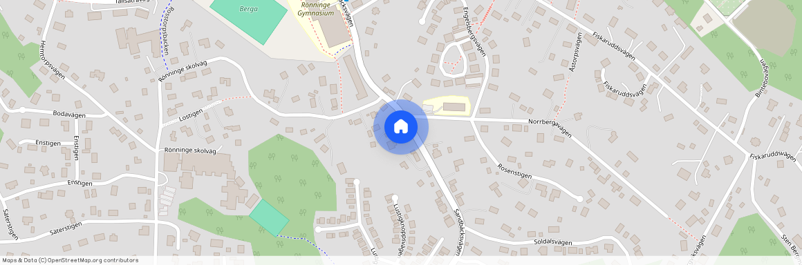 Sandbäcksvägen, Rönninge