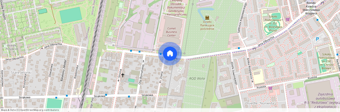 ul. Jana Olbrachta, Ulrychów, Wola, Warszawa, mazowieckie