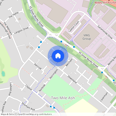 Two Mile Ash - Bedroom House With Garden, MK8