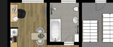 Moderne, helle 2,5 Zimmerwohnung - Einbauküche, Einbauspots, Balkon - Foto 1