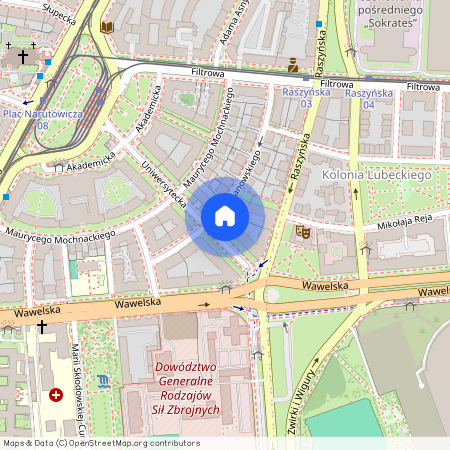 Warszawa, Ochota, Ochota, Filtry, Uniwersytecka