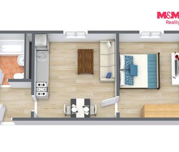 Pronájem bytu 2+kk 35 m² - Photo 4