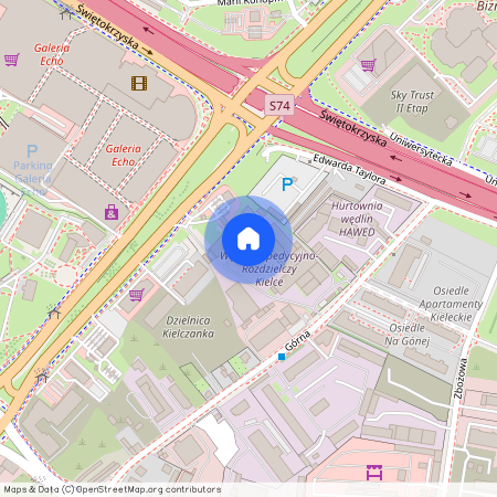 al. Solidarności 22, KSM, Kielce, świętokrzyskie