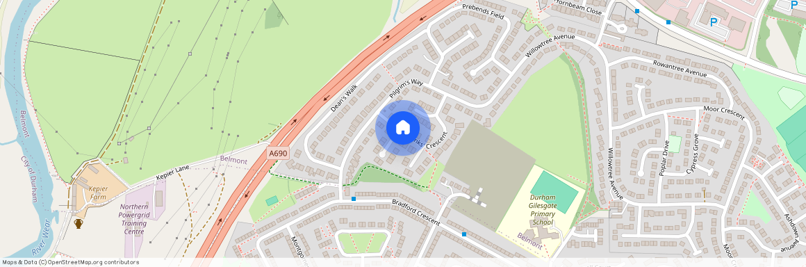 Monks Crescent, Durham DH1
