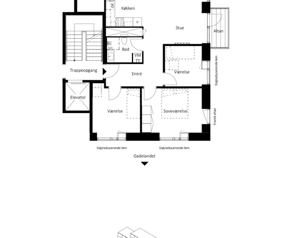 Gadelandet 22B, 3. tv - Foto 1