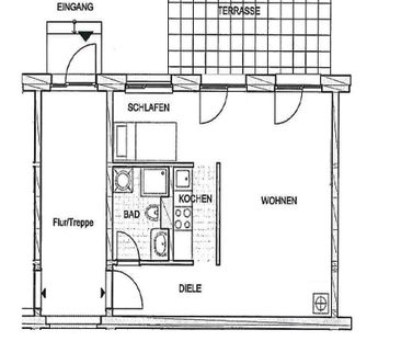 Ruhige, helle 1,5- Zimmer- Wohnung mit Terrasse in Uninähe - auf Wu... - Foto 6