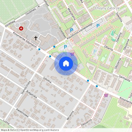 ul. Kosynierów Gdyńskich, Stare Chojny, Górna, Łódź, łódzkie