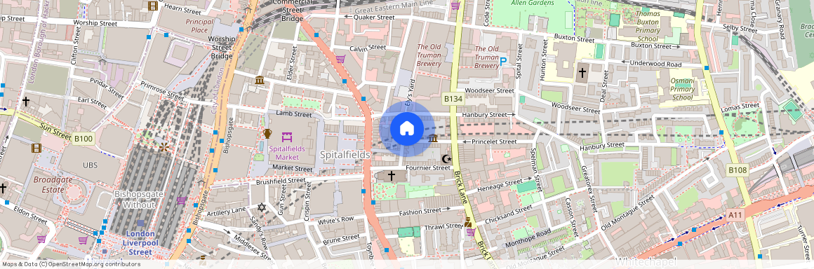 Wilkes Street, Spitalfields, London, E1 6QF