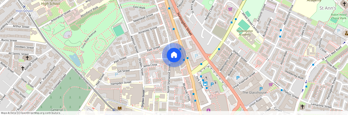 Bluecoat House, 72 North Sherwood Street, NG1