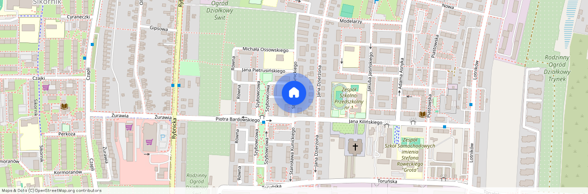 ul. Stanisława Kunickiego, Trynek, Gliwice, śląskie