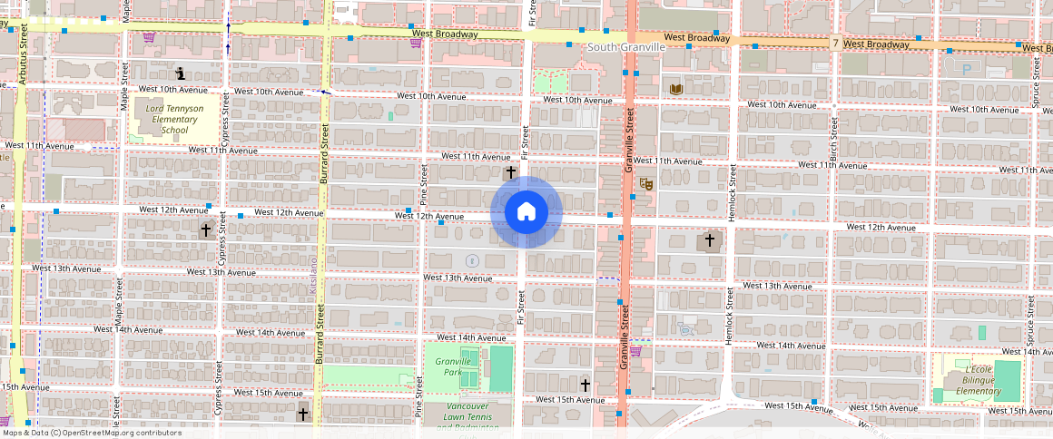 google map, Vancouver, Vancouver, Metro Vancouver, V6J