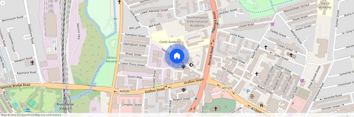 St. Georges Street, Northampton, Northamptonshire, NN1