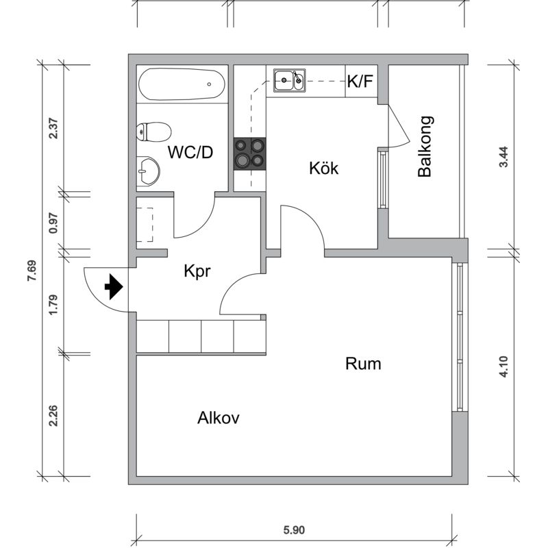 Dunkehallavägen, Jönköping - Foto 2