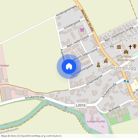 3452 Atzenbrugg, Sonnleithnerg 24, Josef von Spaun-Gasse 23, 25