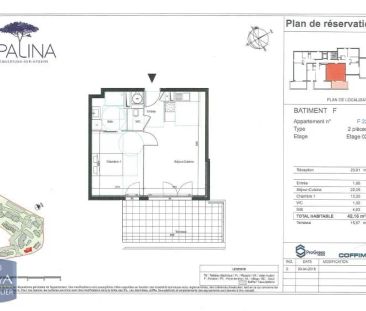 Appartement à louer 2 pièces 42.16m² - Photo 1