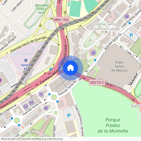 Se departamento Carlos Lazo, Colonia Santa Fe Cuajimalpa, C.P. 05348, Df / Cdmx