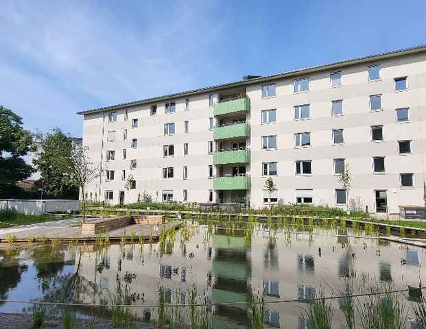 NEUBAU - 2-Zimmer im EG mit Terrasse (Nr. 2) mit Abstellkammer, letzte Wohnung mit diesem Grundriss! Blick zum Teich - Foto 1