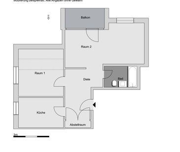 2,0-Zimmer-Wohnung in Hannover List - Photo 3