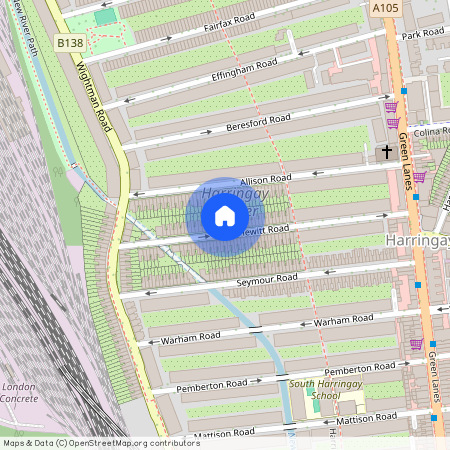 Hewitt Road London N8, London, N8