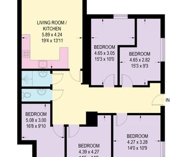 Student Apartment 4 bedroom, Broomhall, Sheffield - Photo 6