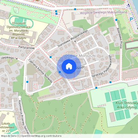 ul. Jana Matejki, Wzgórze Św. Maksymiliana, Gdynia, pomorskie