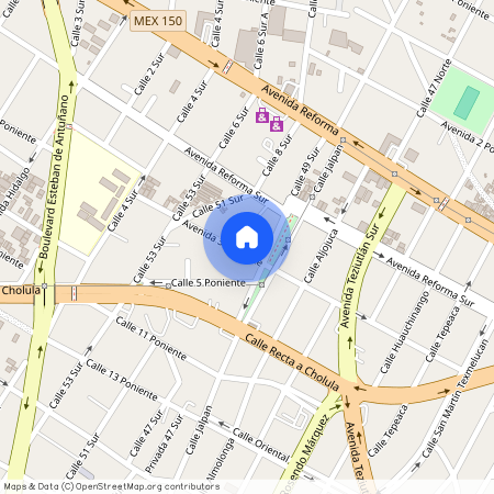 Se departamento Av. 3 Poniente 4908, Reforma Sur, 72160 Heroica Puebla de Zaragoza, Pue. #4908, Colonia Reforma, C.P. 72160