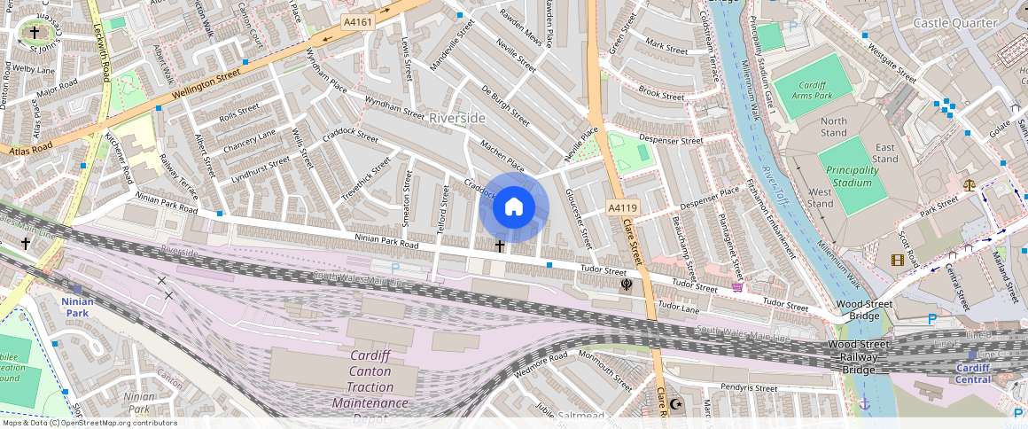 CF11 6EX Riverside, Wales, Cardiff