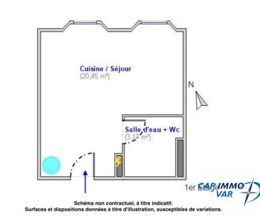 Location Appartement 1 pièce 24m² LE BEAUSSET 83330 - Photo 6