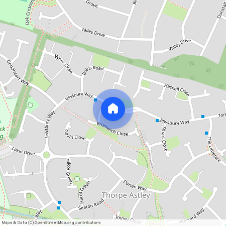 Jewsbury Way, Thorpe Astley, Braunstone, Leicester, Leicestershire. LE3 3RR