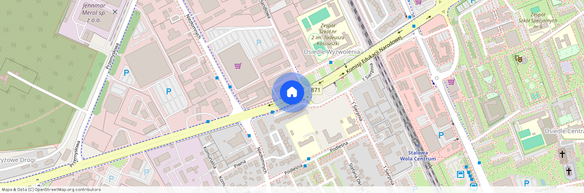 ul. Komisji Edukacji Narodowej, Stalowa Wola, stalowowolski, podkarpackie