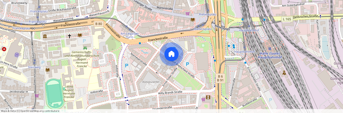 Rudolf-Breitscheid-Straße 13, (südliche Innenstadt), 06110 Halle