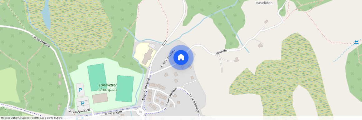 Vaseliden, Landvetter