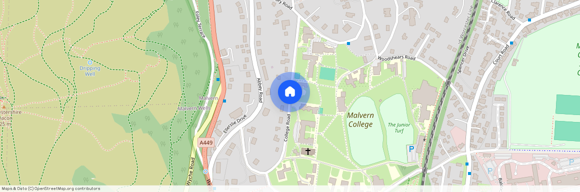 College Road, Malvern, WR14