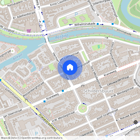 Schildersbuurt, 9718 LM, Wassenberghstraat, Groningen