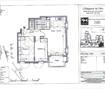 Appartement à louer 3 pièces 56.52m² - Photo 4