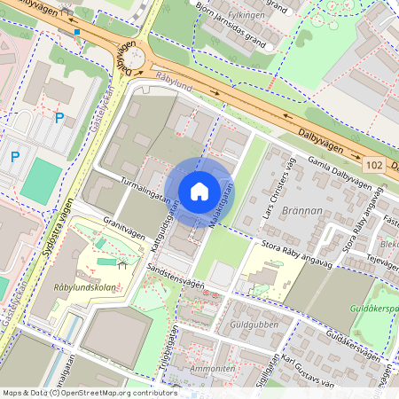 Lund, Skåne, Malakitgatan 8