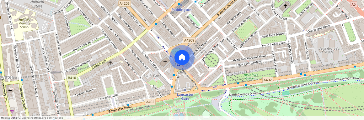 Sussex Gardens, W2, London