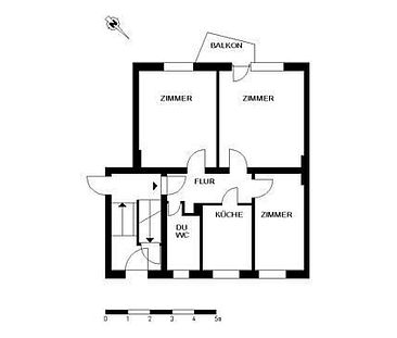 frisch sanierte 2,5-Zimmer-Wohnung mit Balkon - Photo 1