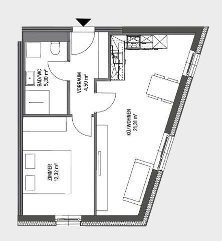 2-Zimmer-Wohnung in Liebenau nahe Bertha-von-Suttner-Platz - Provisionsfrei! - Photo 4