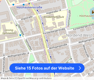 Modern möblierte 3,5-Zimmer Wohnung am Holzhausenpark - Foto 1