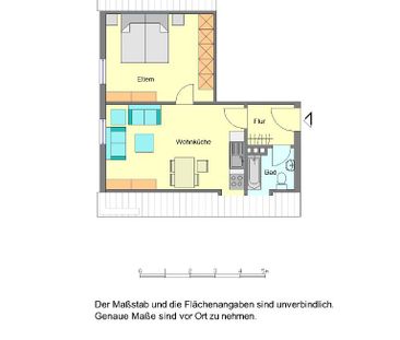 Demnächst frei! 2-Zimmer-Wohnung in Herford! - Photo 1
