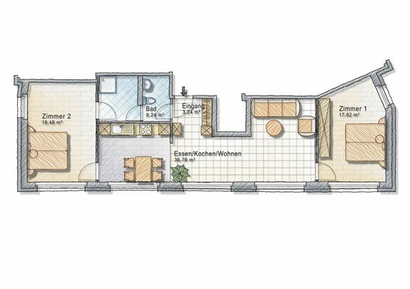 Wohnen mitten im Geschehen! - Photo 1