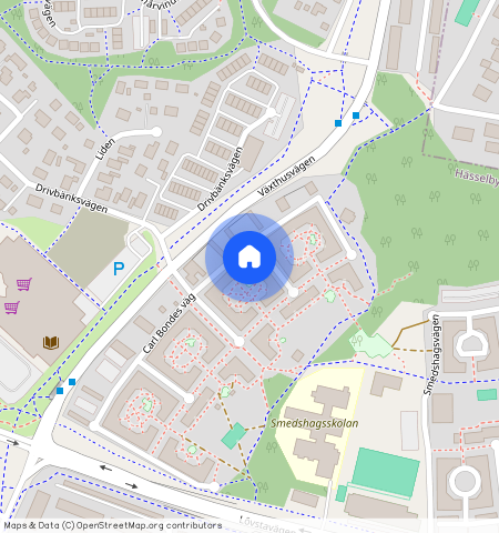 Carl Bondes väg **, Villastaden