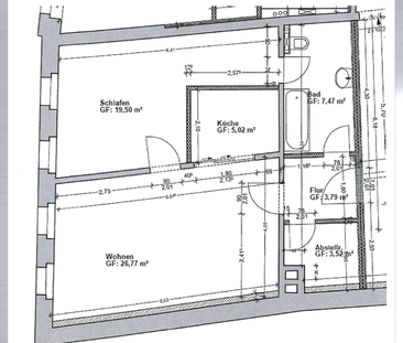 2-Raum Wohnung im Zentrum mit AUFZUG und Parkettboden - Photo 1